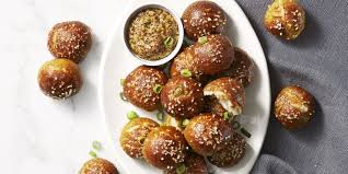 Serve up these tasty, elegant holiday appetizers for the perfect starter to the main course. Pretzel Bites Good Housekeeping Recipe Holiday Recipes Appetizer Snacks Christmas Appetizers