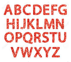 Use these free printable alphabets to make cards, add to scrapbook pages and . Luxury Festive Red Glitter Sparkling Alphabet Letters Royalty Free Cliparts Vectors And Stock Illustration Image 91950119
