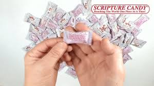 Scripture Candy Strawberry Cream 1 Pound Bag