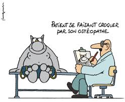 န PATIENTSE SE FAISANT CROQUER PAR SON OSTÉOPATHE