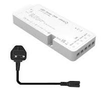 24W 5 Output Cabinet LED Driver (24V) With Mains Lead