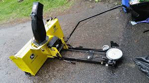 Find the diagram in your manual or check online if you don't have one (as i didn't purchasing a used one) so that you know how to put it back together, especially if you're replacing a belt that fell apart and you have no clue where it. Jd 2018 44 Snowblower Belt Tension Problems Snowblower Forum