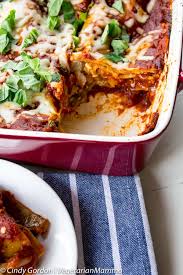 Spinach Mushroom Lasagna Is Delightful I Used Whole Milk Ricotta Instead Of Cottage Cheese Spinach Stuffed Mushrooms Spinach Mushroom Lasagna Mushroom Lasagna