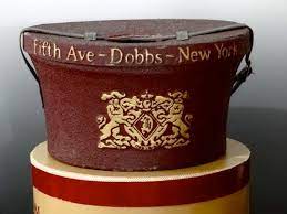 Antique Dobbs Hat Box Paper Mache Travel Luggage Burgundy With Etsy Dobbs Hats Historical Hats Vintage Mens Fashion