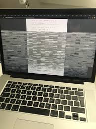 The original macbook pro 15 retina display laptop, released in 2012, introduced a new display that had a 2880 x 1800 pixel screen resolution. Macbook Pro 15 Retina Late 2013 Mojave Shows Lines When Ram Is Full Macos