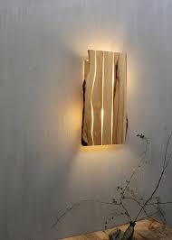 Holzerne Wandleuchte Holzerne Wandlampe Geometrische Etsy Wooden Wall Lights Wooden Sconces Wooden Light
