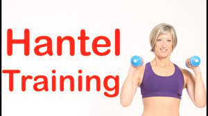 Um gerade zu beginn des trainings verletzungen leichtes muskeltraining für zuhause sind dagegen übungen wie kniebeugen, die. 24 Min Hanteltraining Fur Zuhause Mit Gabi Fastner Youtube