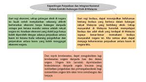 Proses penyatuan dari semua aspek seperti fizikal, sosial, ekonomi dan politik tetapi bukan biologikal. Kepentingan Perpaduan Dan Integrasi Nasional