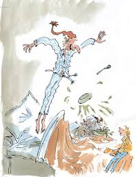 Quentin Blake Charlie And The Chocolate Factory Illustration Quentin Blake Illustrations Quentin Blake Cartoon Painting