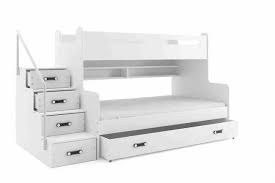 Presenta un letto singolo superiore e un letto doppio inferiore che misura 140×200 cm. Letto A Castelllo In 5 Colori Per Bambini 200x120 E 200x80 Con 2 Materassi In Regalo