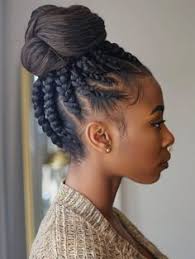 How to Put Box Braids in a Bun