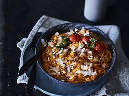 Italienisches Wohlfuhlessen Cremiges Tomatenrisotto Rezept Tomaten Risotto Tomatenrisotto Essen