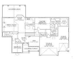 Plans bonus room builderhouseplans rambler floor plan home house 47121. Rambler House Plans Walkout House Plans 11657