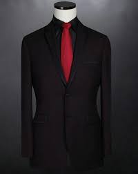 Black And Red Mens Suit Mens Suits Asda Menssuits Dark Red Suit Mens Red Suit Red Prom Suit