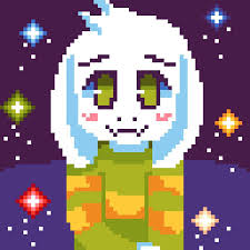 Undertale asriel colored sprite, hd png download is free transparent png image. Pixel Art Version Of Asriel P Desenhos Aleatoria