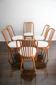 Set Of 6 Ligna Drevounia Dining Chairs Bentwood Mid Century Vintage Retro Vintage Dining Chairs Dining Rug Modern Style Furniture