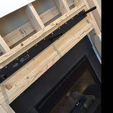 Floating Mantel Bracket Hardware Only Etsy Floating Mantel Mantel Brackets Floating Mantle