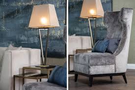 Blue gold grey living room. Luxury Living Room In Contemporary Grey Blue And Gold Tones