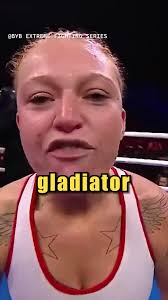 Miranda Barber is a GLADIATOR 💯 @MirandaKayBarber #mirandabarber #boxing  #otx