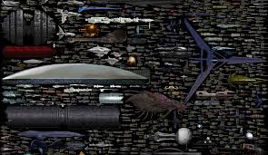 almost all the sci fi spaceships you know are on this