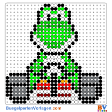 Yoshi Von Mario Kart Bugelperlen Vorlage Auf Buegelperlenvorlagen Com Kannst Du Eine Grosse Auswahl An Bug Bugelperlen Vorlagen Bugelperlen Basteln Bugelperlen