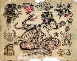 Tattoos are the stardust standing out of us! 1960 Unknown Flash Traditional Tattoo Flash Vintage Tattoo Design Flash Tattoo Designs