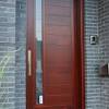 These hardened mahogany veneer doors are generally made of stainless steel, mdf, solid wood, tempered glass, and many more to offer unparalleled safety. 1