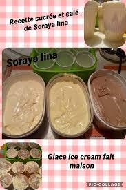 ايسكريم بلفواكه منزلي Glace Ice Cream Au Fruits Fait Maison Soraya Lina In 2020 Ice Cream Fruit Ice