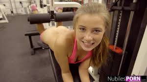 Free Hard sex in the gym with sweet blonde teen carolina Porn Video HD