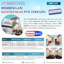 Sebagai pelajar yang baru lulus sma anda harus memikirkan ulang, apakah anda sudah siap untuk. Bimbel Kedokteran Ptn Terpadu Indonesia College