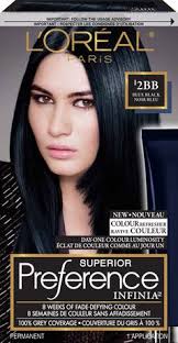 L Oreal Paris Superior Preference Infinia Permanent Hair Colour 2bb Blue Black Permanent Hair Color Hair Color Loreal Paris