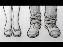 How To Draw Shoes This Tutorial Will Show You How To Draw High Heels Tennis Shoes Sandals And Men S Shoes Let S Begin Shoes Drawing Feet Drawing Drawings