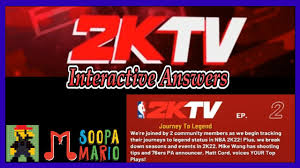 Here's a guide for all the answers to the music trivia questions in nba 2k22 . Nba 2k22 All Answers For 2ktv Episode 2 That Can Earn You Upto 2000 Vc