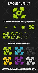 2d Smoke Puff Effect Smoke Animation Drawing Reference Poses Pixel Art