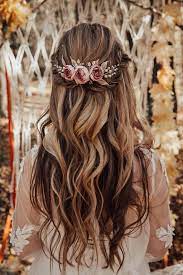 Boho Bridal Hair Comb With Handcrafted Dusty Pink Flower And Leaves Bridal Dusty Flow Floral Wedding Hair Floral Wedding Hair Accessories Boho Bridal Hair