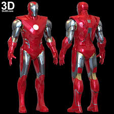 3d Printable Model Iron Man Vr Armor Suit Print File Format Stl Do3d Com Suit Of Armor 3d Printable Models Body Armor Suits