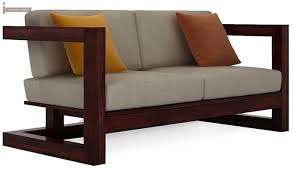 Skyler Wooden Sofa Sets Mahogany Finish 2 Wooden Sofa Wooden Bedroom Furniture Sets Wooden Bedroom Furniture