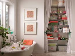 hiding clutter with curtains & shades