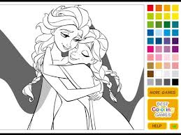 Coloring pages printable elsa and anna coloring pages zemlja. Cute Baby Elsa Coloring Pages