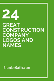 Great Construction Company Logos And Names Construction Company Logo Company Logos And Names Construction Company Names