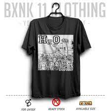 Dengan pesatnya perkembangan teknologi saat ini kita tidak harus mendesain baju atau jersey futsal dengan menginstall software desain baju pada laptop atau pc. Kaos Band H2o 1 Hardcore Kaosband Kaos Distro Bxnk Shopee Indonesia