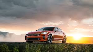 The 2021 kia stinger has the gall to shoot above the brand's usual mainstream positioning to tackle sedans from audi, bmw, and mercedes—and largely succeeds. 2021 Kia Stinger Glows With New Limited Orange Model Drift Mode Autotrader Ca