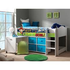 Halbhochbett Mit Schreibtisch Lollipop Fussball Kinder Bett Kinderbett Bett