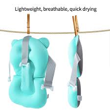 4.5 out of 5 stars. Buy Baby Bath Pad Adjustable Non Slip Infant Bath Support Seat Baby Bath Pillow For Bathtub Blue Online In Turkey B08sq6rng1