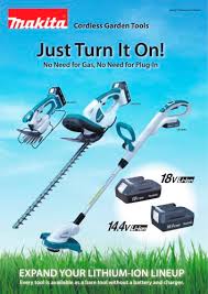 Groom and clean your garden everything you need to keep your outdoor spaces bright, tidy and full of growth is available at the home depot for your convenience. Cordless Garden Tools Makita Pdf Catalogs Technical Documentation Brochure