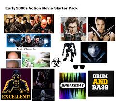 Early 2000 S Action Movie Starter Pack Starterpacks