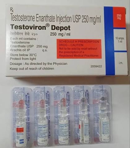Testosterone Enanthate 250 Mg 1Ml at ₹ 200/vial | Testenate Depot Injection in Nagpur | ID: 2853164036097