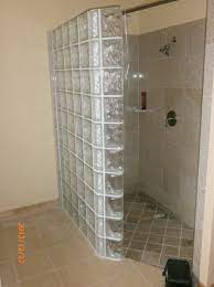 Glass block surrounds are versatile, and there are textured patterns on the blocks themselves. Doorless Glass Block Showers In San Antonio Texas Glass Block Shower Doorless Shower Doorless Shower Design