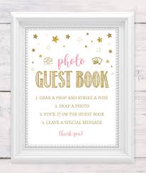 Guest Book Sign Polaroid Guest Book Baby Shower Girl Baby Shower Ideas Polaroid Guest Book Baby Guest Book Twinkle Twinkle Baby Shower