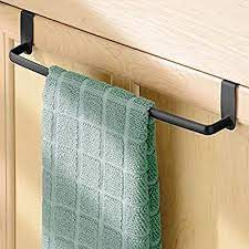 mdesign theedoekenrek keukenkast lengte 37 cm kleur matzwart theedoekenrek handdoekhouder keuken amazon handdoeken ophangen keukenkast handdoekhouder